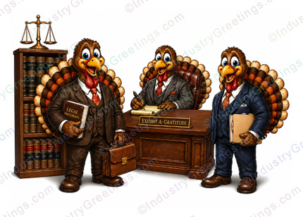 Law Office Thanksgiving Card