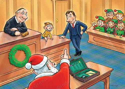 Funny Lawyer Christmas Card